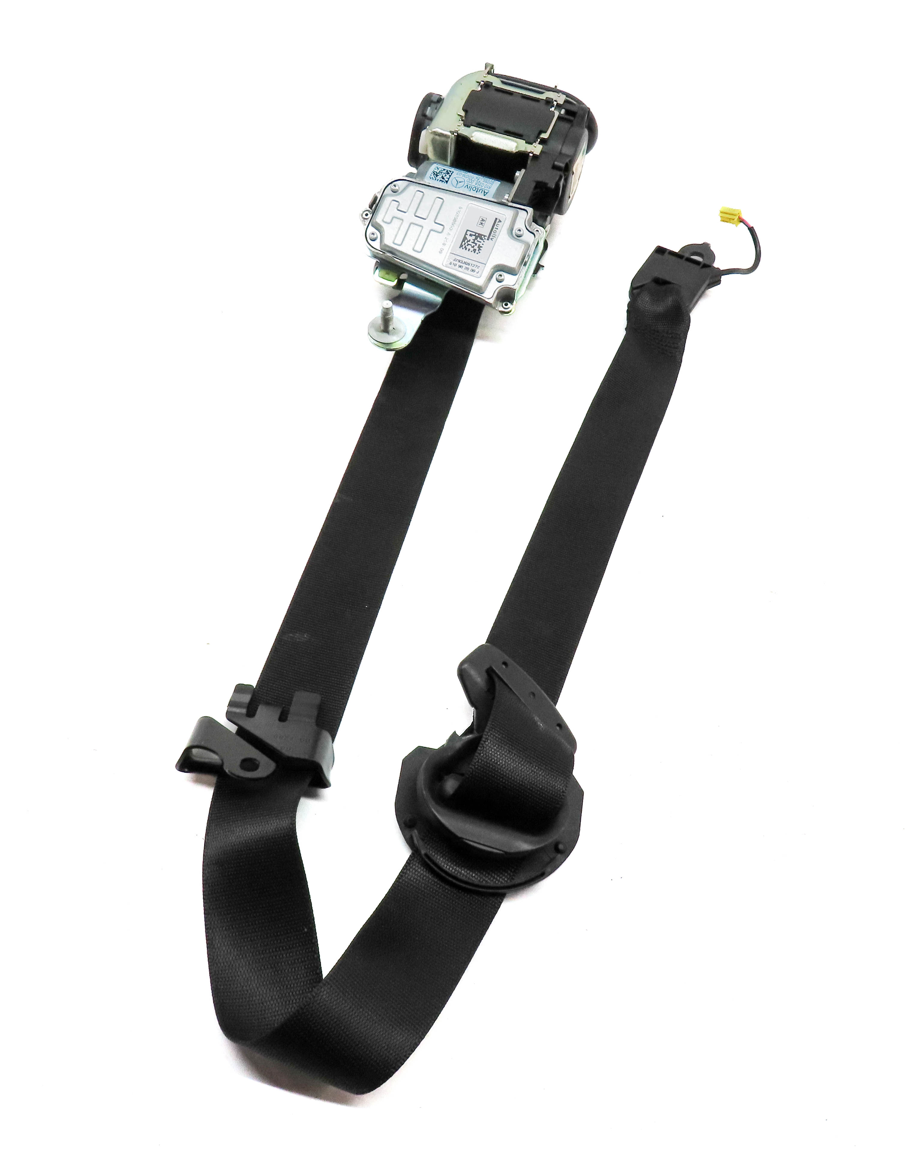 10-11 MERCEDES E-CLASS (W212) RIGHT FRONT PASSENGER SEATBELT RETRACTOR (BLACK) — exact item pictured